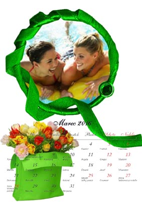 Nástenný kalendár na rok 2024 ruže - Kliknutím na obrázok zatvorte -